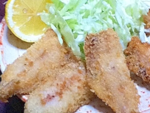 小鯵deチーズ風味な一口アジフライ。